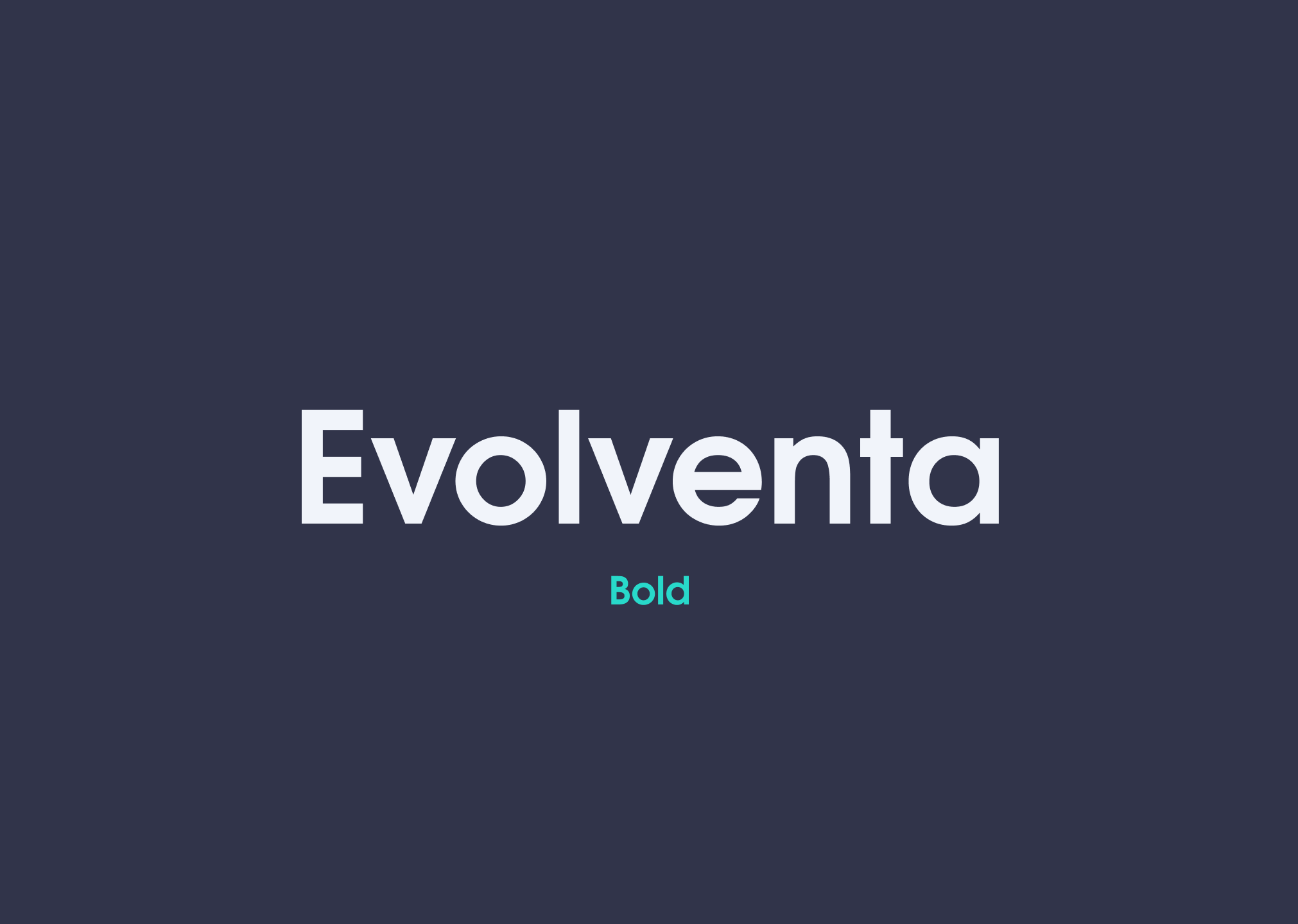 Evolventa Font